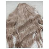 PATTNIUM Blonde Wig Kids Child Short Wavy Wig with Bangs Flaxen Blonde Wigs Synthetic Girls Cosplay Halloween Party Costume Wigs (Flaxen Blonde)