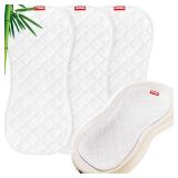 Moonsea Quilted Thicker Changing Pad Liner 3 Pack Waterproof, Fit for Changing Table Liners are Warm On a Baby