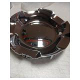 Lug Polished Aluminum Center Caps for Rims 20 Inch Compatible with Chevy Silverado Avalanche Suburban Tahoe 2007-2014, Replace 9596007 9595152 959007 4 pcs 7-1/8\" 6 lug