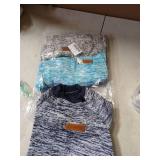 3 Pack Dog Sweaters for Small Dogs Girl Boy Winter Fleece Clothes Warm Soft Dog Sweatshirt Outfit for Dogs Cats Pet Apparel (Navy Blue+Grey+Light Blue, Large)