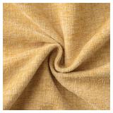 MIULEE Pack of 2 Couch Throw Pillow Covers 18x18 Inch Soft Beige Yellow Chenille Pillow Covers for Sofa Living Room Spring Home Decor Couch Solid Dyed Cases