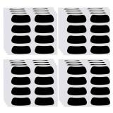 60 Pairs Eye Black Stickers for Kids Customizable Sports Face Eyeblack Sticker for Football Baseball Softball Sport Themed Party Birthday Party Supplies(Black)