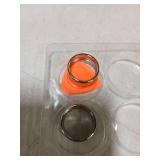 Cover Compatible for Oura Ring Gen 4/Gen 3 Horizon/Gen 3 Heritage,(NOT Compatible with Oura Ring 4-Ceramic), Charging Directly,Rugged TPU Finger Protector for Workout Women Men-Silver+Gold-Size 7 2pk