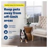PetSafe ScatMat Indoor Pet Training Mats - Helps Prevent Furniture Climbing - Adjustable Correction Mat - Touch-Activated Design - LCD Pet Mat Controller - Battery Operated - Medium, 30" x 16"