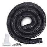 6699 Plumbing Kit Included 6FT Kink-Free Flexible PVC Hose, 2 Stainless Steel Clamps & Thru-Hull Fitting Easy to Install for Boat Bilge Pumps with 1-1/8 Outlet Ideal for Fishing Boats Cruisers Yachts