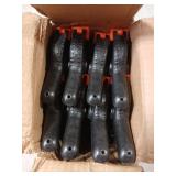 RELBRO Spring Clamps, 4.5 Inch Large Plastic Clips for Balloon Arch Backdrop Craft Decoration, Heavy Duty, Black, 10 Pcs