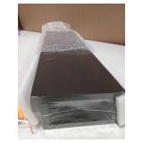 Sholramo Wall Floating Shelves Bamboo Black 2pk