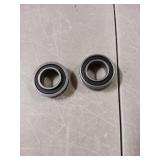 (2-Pack) 3/4in Bearings Carbon Steel - ID 3/4in x OD 1-3/8in Applicable Lawn Mower, Wheelbarrows, Carts and Hand Trucks Wheel Bearings Replacement