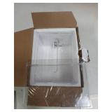 KYODOLED Clear Donation Box for Fundraising with Lock & Sign Holder, Multi-Use Voting and Raffle Box, Tip Jar, Secure Storage, Durable Plastic, 6.2