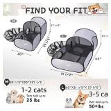 Tailtastic Dog Playpen with Surround Tunnel, Outdoor/Indoor Cat Playpen with Breathable Soft SidesTailtastic Cat Enclosure Tent for Small Animals, Portable Cat Tent with Carry Bag (Large)