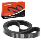 A-Premium Engine Serpentine Drive Belt Compatible with Nissan, Cadillac, Volvo, Infiniti, Porsche, BMW, Fiat, Audi, Ford & Mercury Cars - Pathfinder, SRX, XC60, G35, Cayenne, Macan, 750iL & More