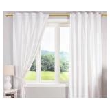 KAMANINA Curtain Rods 2 Pack, Heavy Duty Curtain Rod for Windows 28 to 48 Inch, 1 Inch Gold Modern Drapery Rods with End Cap (32"-58", 2Pack)