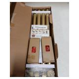 KAMANINA Curtain Rods 2 Pack, Heavy Duty Curtain Rod for Windows 28 to 48 Inch, 1 Inch Gold Modern Drapery Rods with End Cap (32"-58", 2Pack)