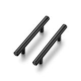 Ravinte 25 Pack 6 inch Cabinet Pulls Matte Black Stainless Steel Kitchen Drawer Pulls Cabinet Handles 3.75 Hole Center