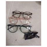 IBOANN Chic & Comfy Blue Light Glasses for Women - 3-Pack Round Frames, Screen-Ready Style with UV Protection Coating