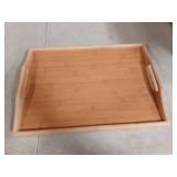 Mayyol Breakfast Bed Tray for Eating - Raised Food Table Up to 9.5" on Lap Sofa - Adjustable Bamboo Serving Tray - Portable Snack Platter with Folding Legs Ideal for Bedroom Picnic