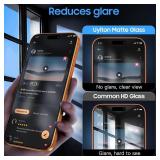 Uyiton Compatible with iPhone 17 Pro Max Matte Screen Protector - Anti-Fingerprint [Easy to Install] Shatterproof Full Coverage Smooth as Silk 9H Tempered Glass Screen Cover, 2 Pack