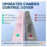 Miracase Magnetic for iPhone 17 Case, Compatible with MagSafe, Integrated Silicone Camera Control Cover, 3.0mm Thicken Shockproof Drop Protection Phone Case for 17,Sand Pink