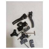 DICMIC Truck Tonneau Cover Replacement and Accessories Part Kit for Hard Tri-fold & Quad-fold Truck Bed Cover Include Nut, T-Bolt and Tonneau Cover Clamp, 2X Rear Clamp