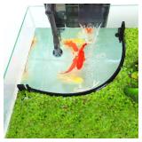 HOZOE Aquarium Floating Plant Corral, Intercepting Floating Plants from Filters and Heaters, Adjustable Height with Water Level, Can Be Used to Framed and Frameless Aquariums. (Style 1)