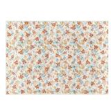 Artoid Mode Eucalyptus Leaves Fall Area Rug, Autumn Thanksgiving Home Decor Low-Profile Washable Area Rugs for Entryway Bedroom Living Room Laundry Room Indoor 5x7 Feet - Retail: $60