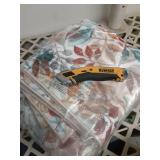 Artoid Mode Eucalyptus Leaves Fall Area Rug, Autumn Thanksgiving Home Decor Low-Profile Washable Area Rugs for Entryway Bedroom Living Room Laundry Room Indoor 5x7 Feet - Retail: $60