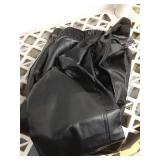 Trendy Queen Womens Leather Jacket, Oversized Going Out & Everyday Statement Piece, Bomber Jacktes Moto Coat Black M - Retail: $33