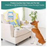 SEERWAY 22\"x14\" Scat Mat for Dogs and Cats, Pet Shock Mat with 3 Training Modes - Electric Training Pad to Keep Pets Off Furniture, Couch, Countertops, Christmas Tree - Indoor Pet Deterrent Mat - Re