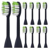 YMPBO Toothbrush Replacement Heads Compatible with Philips One Series Sonicare Battery Toothbrush HY1100/04 BD1002/AZ, 10 Pack Replacement Heads, Soft Bristles, NavyBlue - Retail: $10