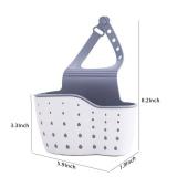 YYaaloa Sink Basket Sink Strainers Basket Kitchen Drain Shelf Sink Storage Holder (Style 2- Beige) - Retail: $7