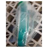 Fcysws Colored Clip in Hair Extensions 21 Inch Heat-Resistant Synthetic Straight Hair Extensions for Women Girls Gift Multi-Colors Party Highlights Clip in Synthetic Hairpiece 12PCS (Dark Teal,Teal) -