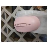 Rii Wireless Mouse,2.4G Portable Computer Mice for PC, Laptop, Windows,Office Included Wireless USB dongle (Pink) - Retail: $6