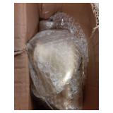 QENUIITEA Set of 3 Gold Cake Stands, Metal Round Cake Holder Dessert Pie Pizza Display Stand 8\" 10\" 12\" Serving Tray Decoration for Wedding Celebration Party Birthday Baby Shower - Retail: $40