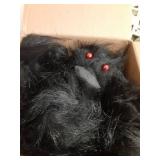 JOYIN 2 Pack 4 Ft Halloween Spider Decorations Outdoor, Scary Large Giant Spiders with Adjustable Legs for Halloween Outside Decor, Yard Lawn Indoor Haunted House Props - Retail: $20