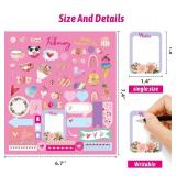 Fancy Land 24 Sheets Holiday Stickers Seasons Assortment Planner Calendar Journal Scrapbook Stickers Kids Adults Craft Party Favors - Retail: $7