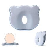 Yevclihds Memory Foam Baby Pillow,Cute Cartoon Bear Soft and Cozy Pillow, Breathable Bedding Set for Infants for Small Boys and Girls Prevent Flat Head - Retail: $20