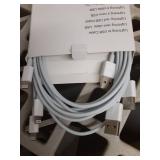 3 Pack Apple MFi Certified Charger Cable 6ft, Lightning to USB Cable Cord 6 Foot, 2.4A Fast Charging,Apple Phone Long Chargers for iPhone 13/12/11/11Pro/11Max/ X/XS/XR/XS Max/8/7/6 - Retail: $13