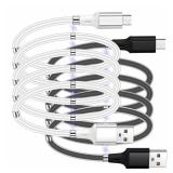 JJKKZVZ 2Pack Upgraded Micro USB 2.0 Magnetic Charging Cable, 3FT Android Charger Cable Data Transfer Cable for All Micro USB Devices - Retail: $14