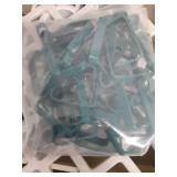 Ripeng 24 Pack Christmas Banister Light Clips for Garland Stockings 2.17 x 2.17 Inch Green Stair Railing Light Clips Banister Hooks for Xmas Holiday Decoration - Retail: $20