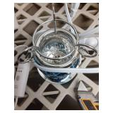 MISSING HOLDING PLATE HUNANBANG Electric Scented Wax Warmer with Auto Off Timer - Candle Wax Melt Warmer Fragrance Wax Burner (Lightning-Blue) - Retail: $17