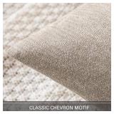 MIULEE Pack of 2 Beige Decorative Pillow Covers 18x18 Inch Soft Chenille Couch Throw Pillows Farmhouse Cushion Covers for Home Decor Sofa Bedroom Living Room - Retail: $12
