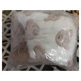 Size Small to Large, Dog Winter Coat with Hat, Kitten Thicken Cloak Blanket, Pets Nightgown for Small Medium Dogs Brown Large - Retail: $22