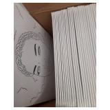Sherr 30 Pcs Pre Drawn Canvas for Painting,Afro Queen Preprinted Stretched Cotton Canvas Bulk for Adults,DIY Pre Drawn Outline for Valentines Couple Date Night Sip and Paint Party Favor - Retail: $35
