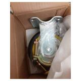 Gate Wheels for Metal Tube Gate - 6\" Farm Gate Wheel for Metal Swing Gate Fence Support - 1 Pack - Retail: $24