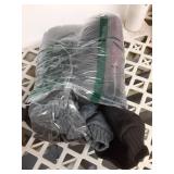 GEEK LIGHTING Menâs Fleece-Lined Zip Up Hoodie, Thick Hooded Jacket Winter Warm Athletic Sweatshirt, Black/Gray XXL - Retail: $34