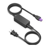 HKY 22V AC Adapter Compatible with HP Printer 0957-2403 0957-2385 HP Deskjet 1010 1012 1510(not PSC 1510) 1512 1513 1514 1518 2515 2548 2540 2541 2542 2543 2544 2546 2546R 2548 2549 Power Supply Cord 