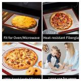 Silicone Baking Mat, Non Stick Pastry Mat Sheet for Dough Rolling, Nonslip Fondant/Pie Crust Mat, Counter Mat Oven Liner Mat for Making Cookies Macarons Bread Baking Supplies Extra Large 26 x 16 Inch 