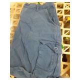 LYHIPSS Cargo Shorts Women Bermuda Shorts for Women 7 Inch Inseam Summer Hiking Casual Long Jorts Dark Blue XL - Retail: $28