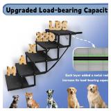 Dog Stairs for Car, Dog Steps for Car with Upgraded Load-Bearing Capacity, Dogs Stairs for Large Dogs, Pet Steps, 5 Steps - Retail: $47