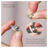 20 Pairs Magnetic Curtain Clips, Curtain Magnets Closure Prevent Light Leaking, Shower Curtain Side Magnets to Keep Shower Liner Closed and Tight to The Wall with 40 Pcs Self-Adhesive Patch - Retail: 